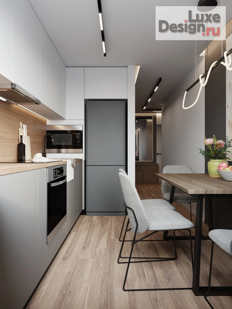 Дизайн интерьера кухни "Дизайн интерьера квартиры "Кухня// Дизайн студия Льва Терехова"" (фото 2)