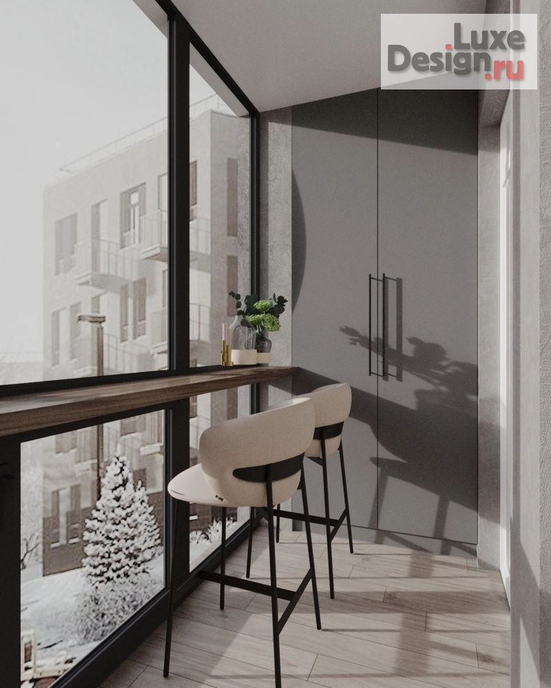 Дизайн интерьера лоджии "Дизайн интерьера квартиры "Лоджия// Дизайн студия Льва Терехова"" (фото 1)