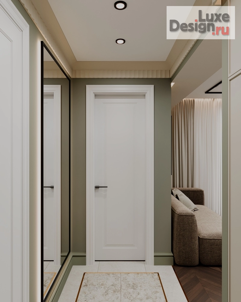 Дизайн интерьера прихожей "Дизайн интерьера квартиры "Холл // Дизайн студия Льва Терехова"" (фото 1)