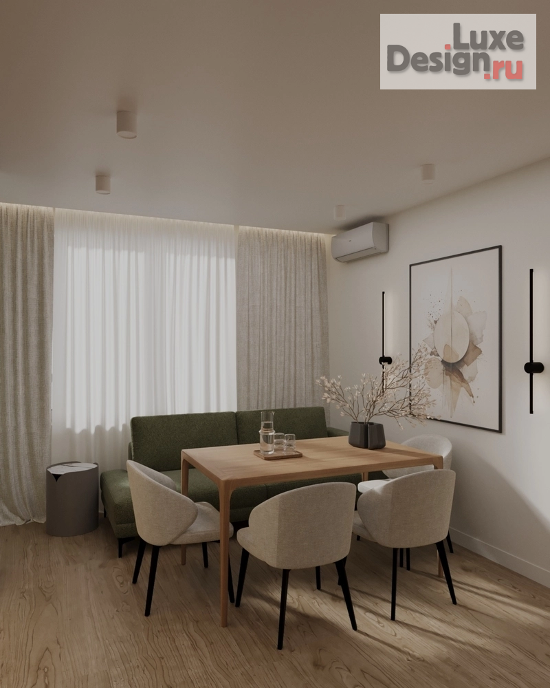 Дизайн интерьера двухкомнатной квартиры "Дизайн интерьера квартиры  - Кухня// Дизайн студия Льва Терехова" (фото 6)