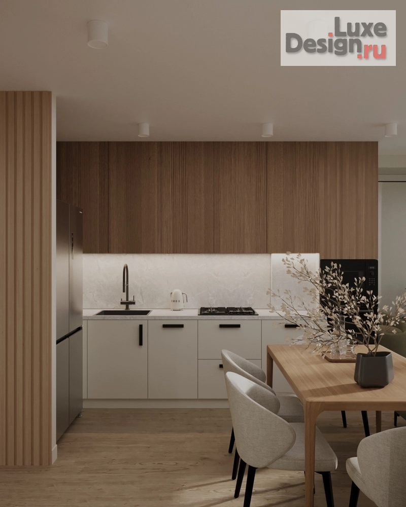 Дизайн интерьера двухкомнатной квартиры "Дизайн интерьера квартиры  - Кухня// Дизайн студия Льва Терехова" (фото 1)