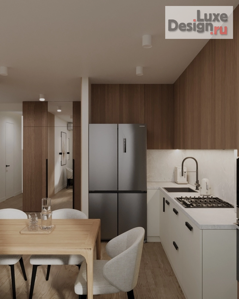 Дизайн интерьера двухкомнатной квартиры "Дизайн интерьера квартиры  - Кухня// Дизайн студия Льва Терехова" (фото 3)