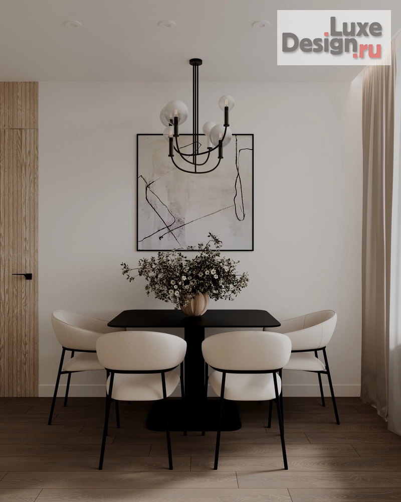 Дизайн интерьера однокомнатной квартиры "Дизайн интерьера квартиры Кухня// Дизайн студия Льва Терехова" (фото 1)