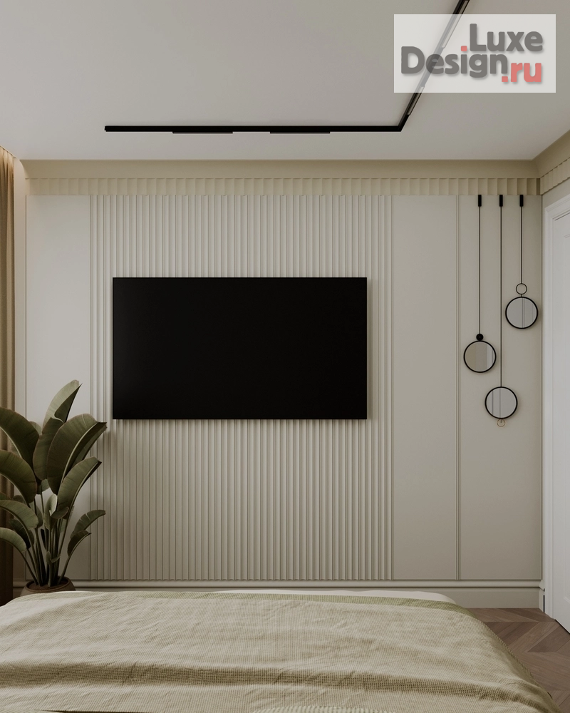 Дизайн интерьера спальни "Дизайн интерьера квартиры "Спальня // Дизайн студия Льва Терехова"" (фото 4)