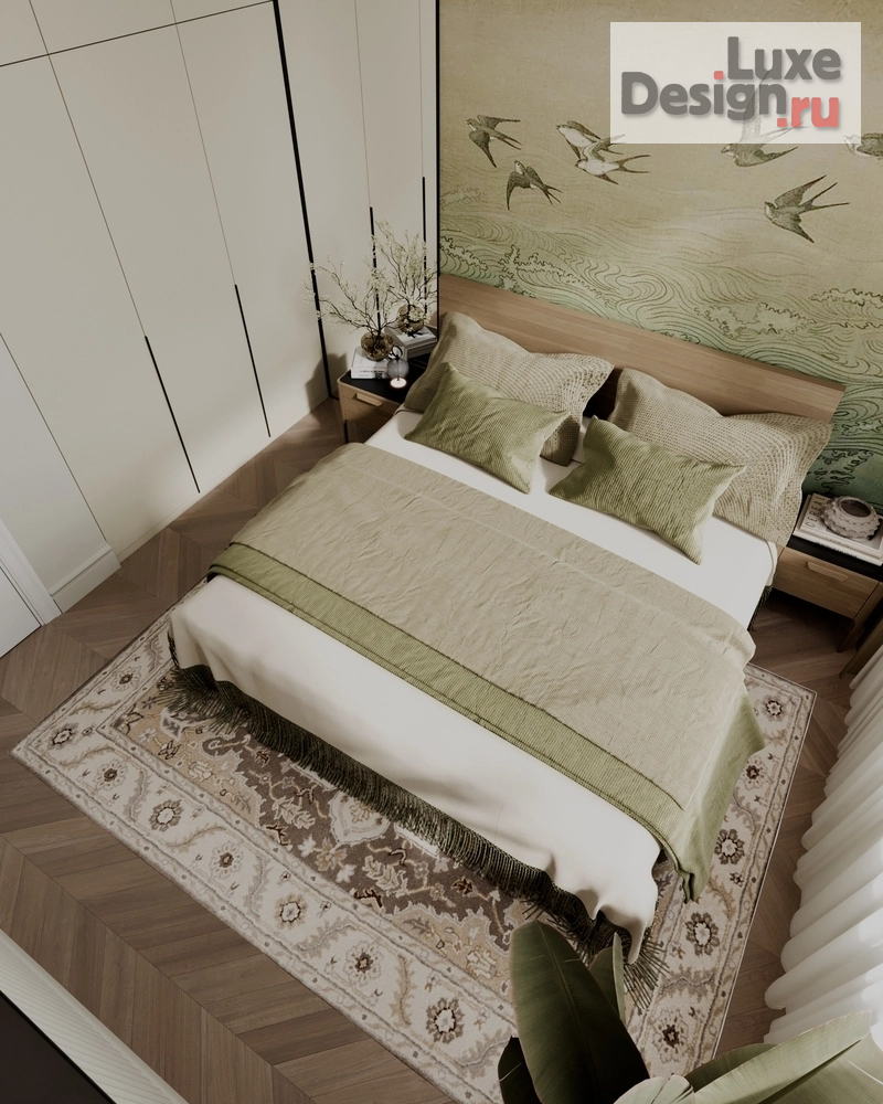 Дизайн интерьера спальни "Дизайн интерьера квартиры "Спальня // Дизайн студия Льва Терехова"" (фото 6)