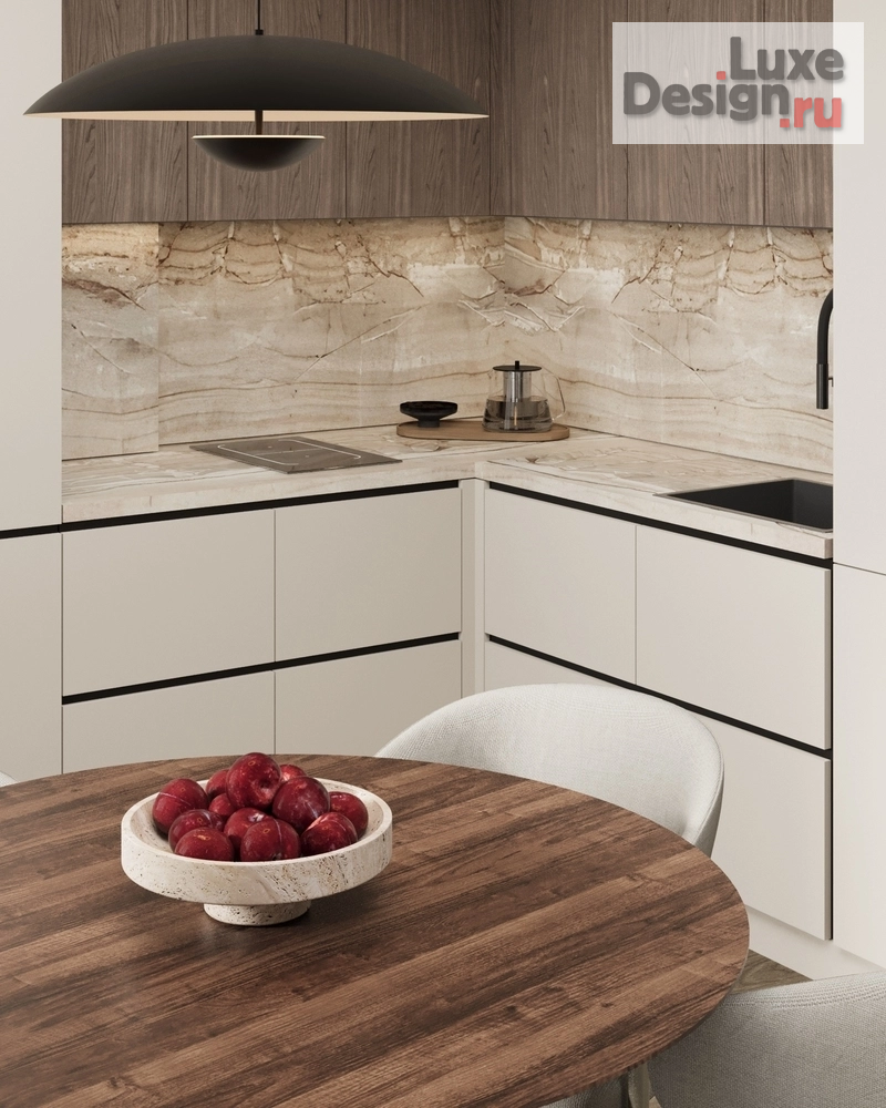 Дизайн интерьера двухкомнатной квартиры "Дизайн интерьера квартиры Гостиная - Кухня// Дизайн студия Льва Терехова" (фото 9)