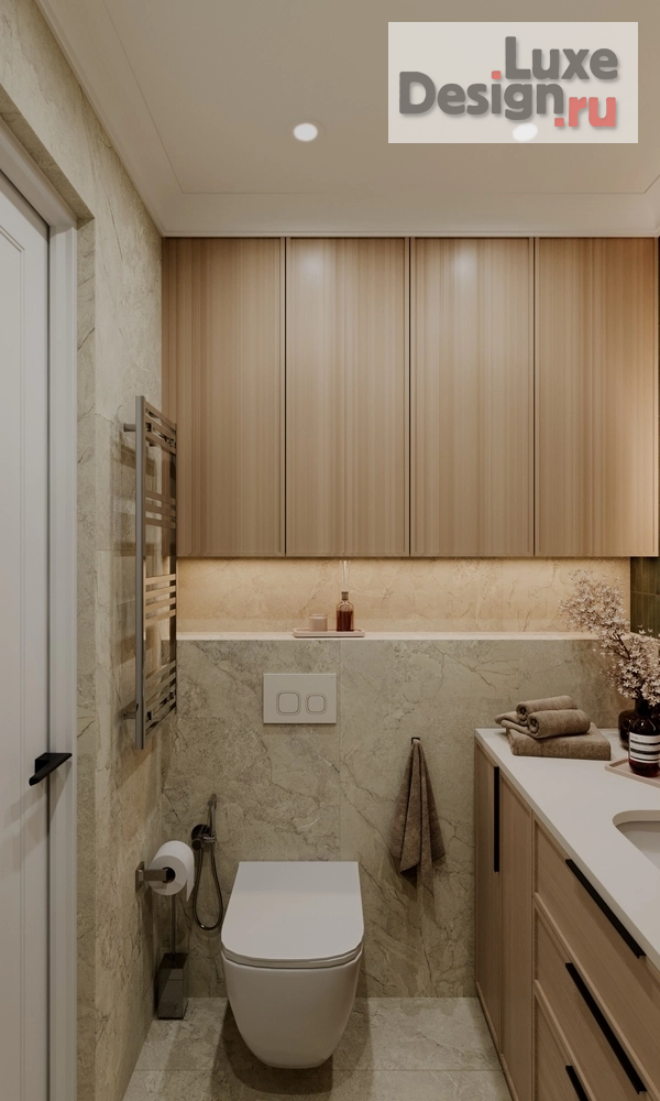 дизайн интерьера санузла "Дизайн интерьера квартиры "Санузел // Дизайн студия Льва Терехова"" (фото 5)