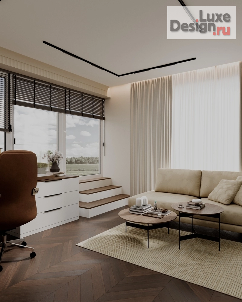 Дизайн интерьера кабинета "Дизайн интерьера квартиры "Кабинет // Дизайн студия Льва Терехова"" (фото 1)