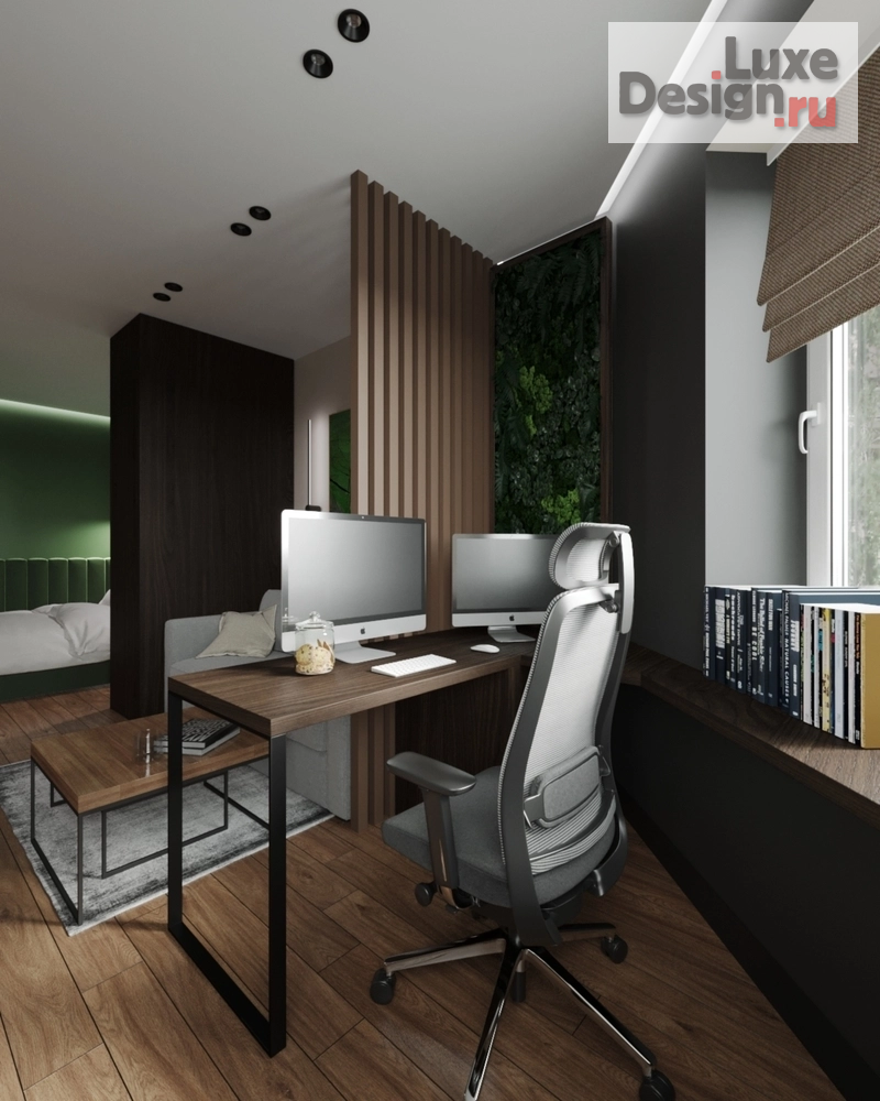 Дизайн интерьера однокомнатной квартиры "Дизайн интерьера однокомнатной квартиры  // Дизайн студия Льва Терехова""" (фото 2)