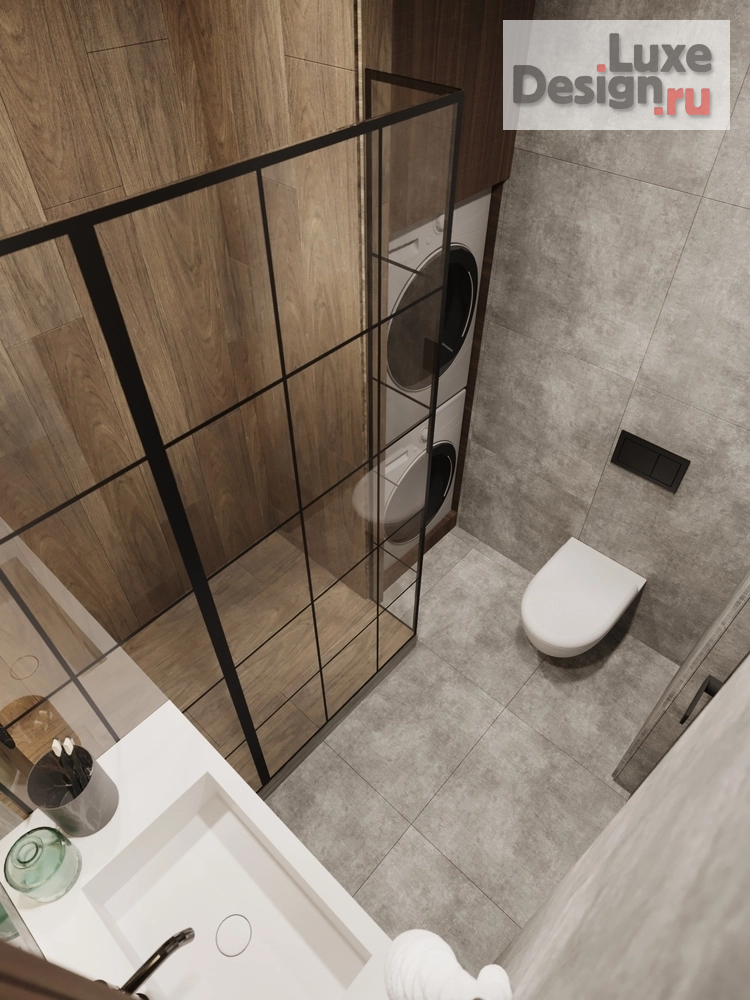 дизайн интерьера санузла "Дизайн интерьера квартиры "Санузел // Дизайн студия Льва Терехова"" (фото 4)