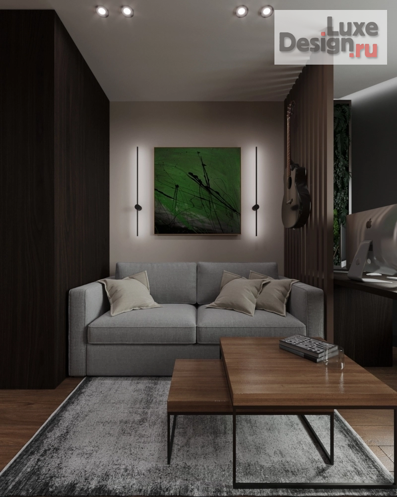 Дизайн интерьера однокомнатной квартиры "Дизайн интерьера однокомнатной квартиры  // Дизайн студия Льва Терехова""" (фото 8)