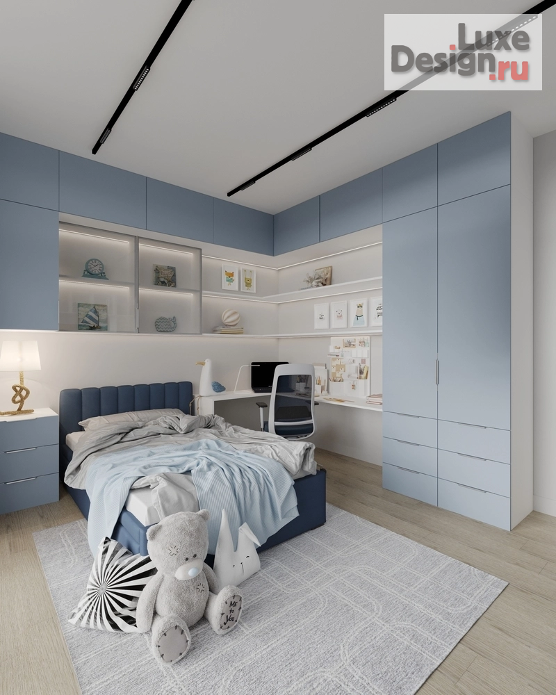 Дизайн интерьера детской "Дизайн интерьера квартиры "Детская // Дизайн студия Льва Терехова"" (фото 1)