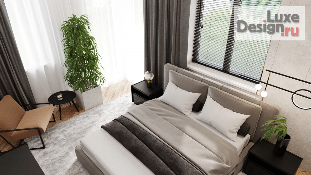 Дизайн интерьера квартиры "Дизайн интерьера квартиры "мастер спальня // Дизайн студия Льва Терехова"" (фото 5)