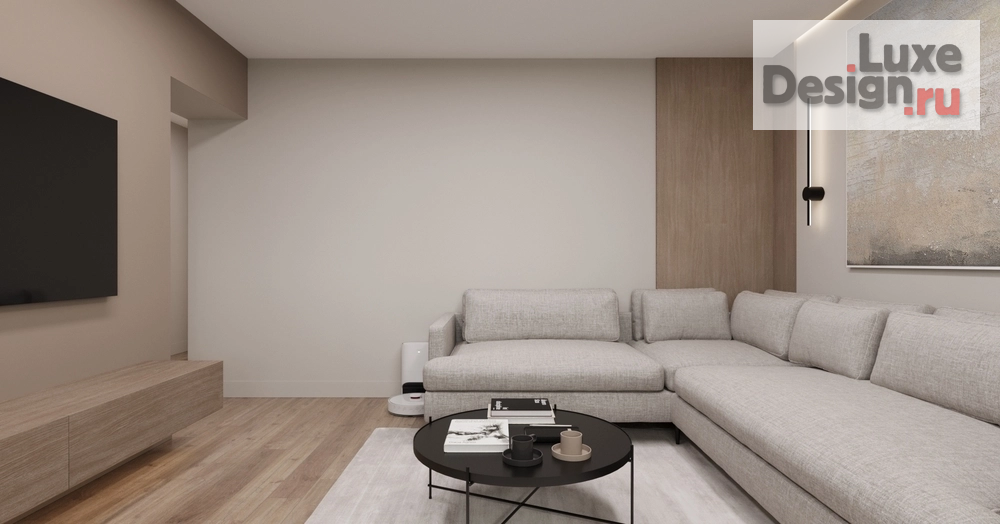 Дизайн интерьера гостиной "Дизайн интерьера Гостиная // Дизайн студия Льва Терехова" (фото 4)