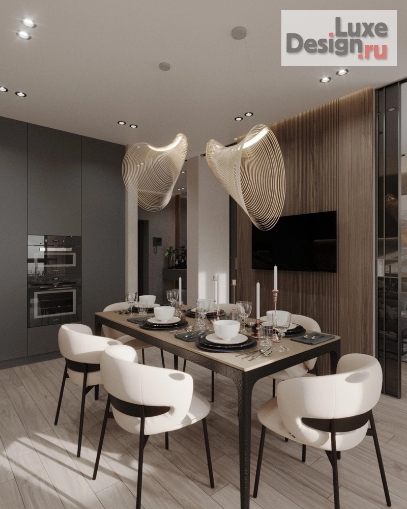 Дизайн интерьера кухни "Дизайн интерьера квартиры "Кухня// Дизайн студия Льва Терехова"" (фото 4)