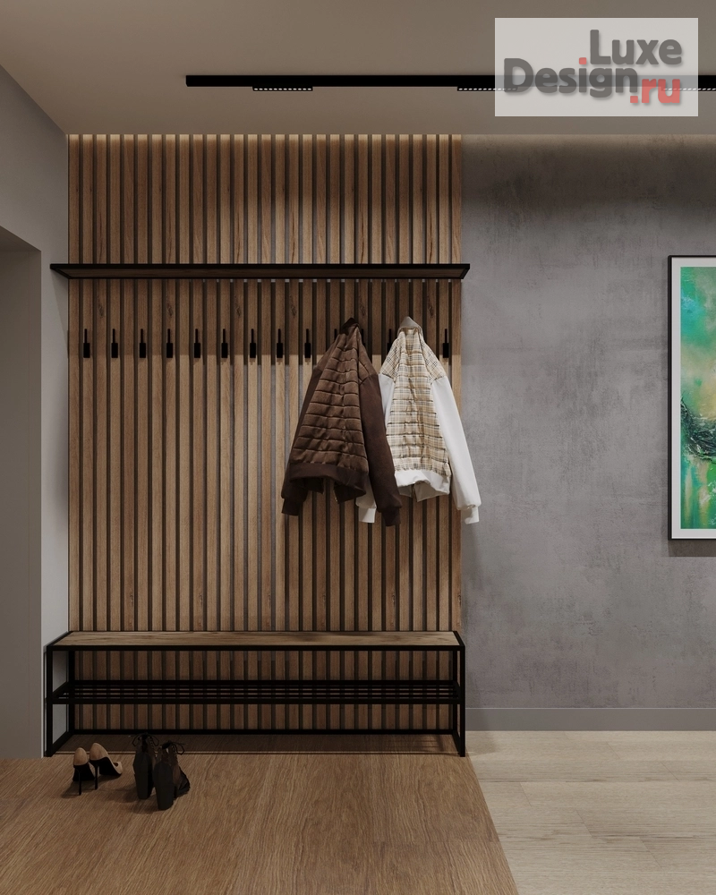 Дизайн интерьера прихожей "Дизайн интерьера квартиры  "Холл // Дизайн студия Льва Терехова""" (фото 2)