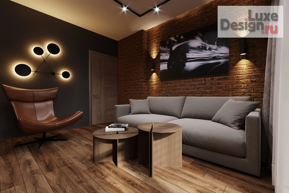 Дизайн интерьера квартиры "Комната главы семьи // Дизайн студия Льва Терехова" (фото 3)