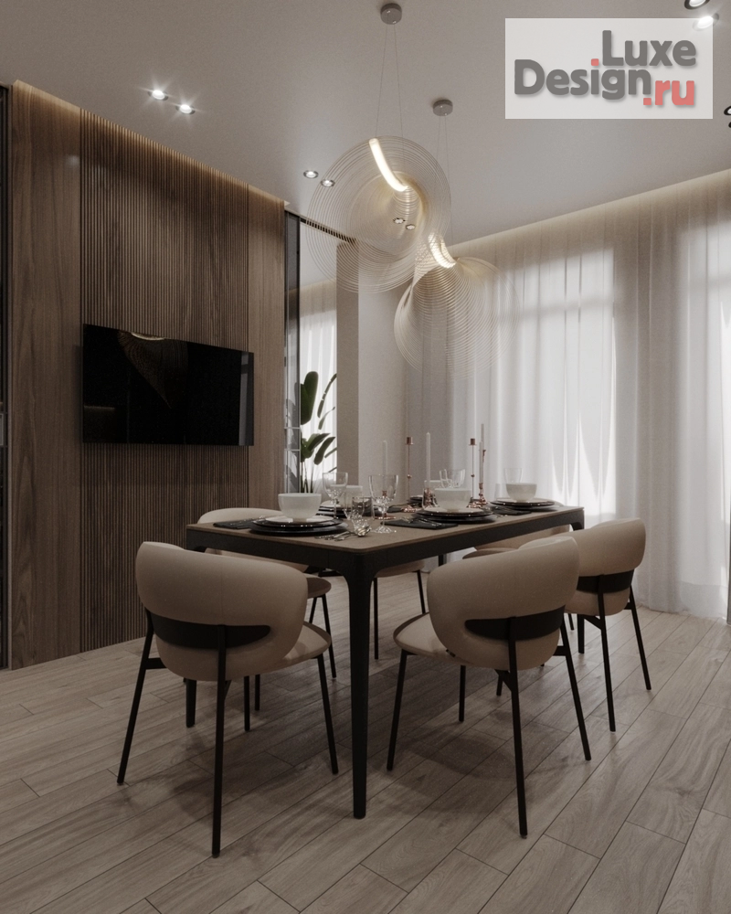 Дизайн интерьера кухни "Дизайн интерьера квартиры "Кухня// Дизайн студия Льва Терехова"" (фото 5)