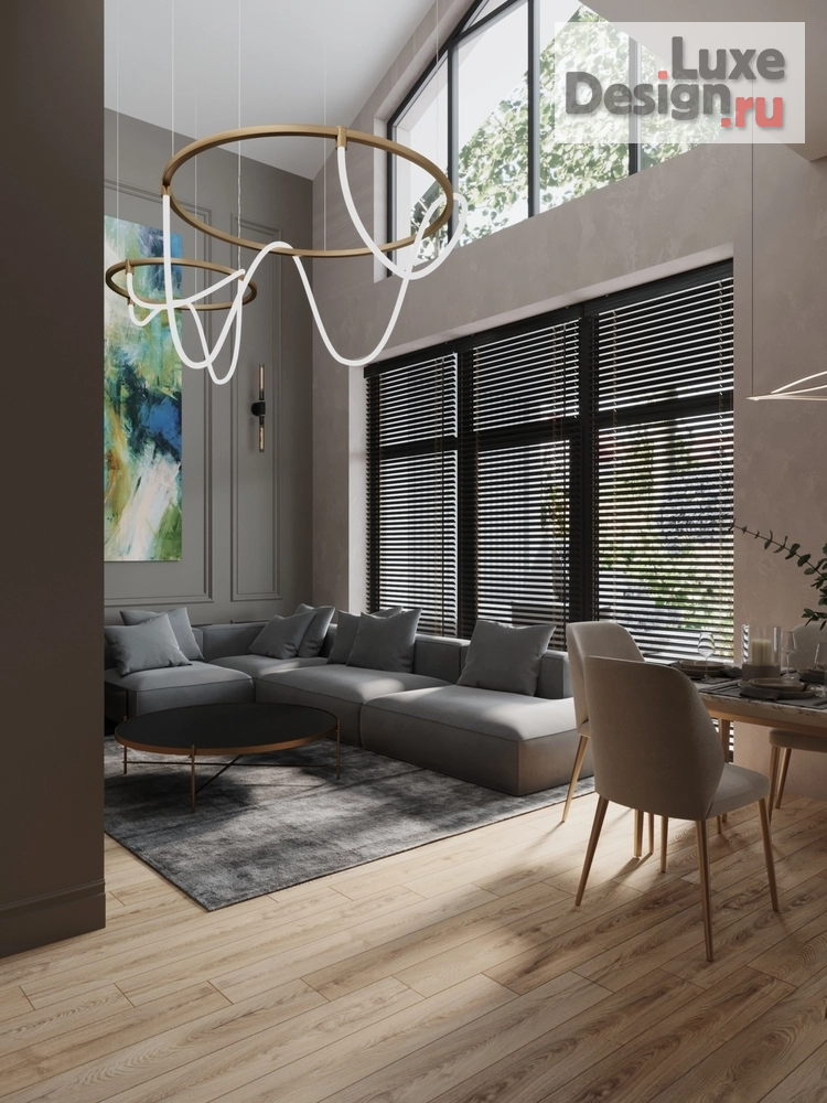 Дизайн интерьера частного дома "Частный дом // интерьер гостиной с вторым светом // Дизайн студия Льва Терехова" (фото 1) от дизайнера Терехов Лев Дизайн интерьера частного дома "Частный дом // интерьер гостиной с вторым светом // Дизайн студия Льва Терехова" (фото 1)