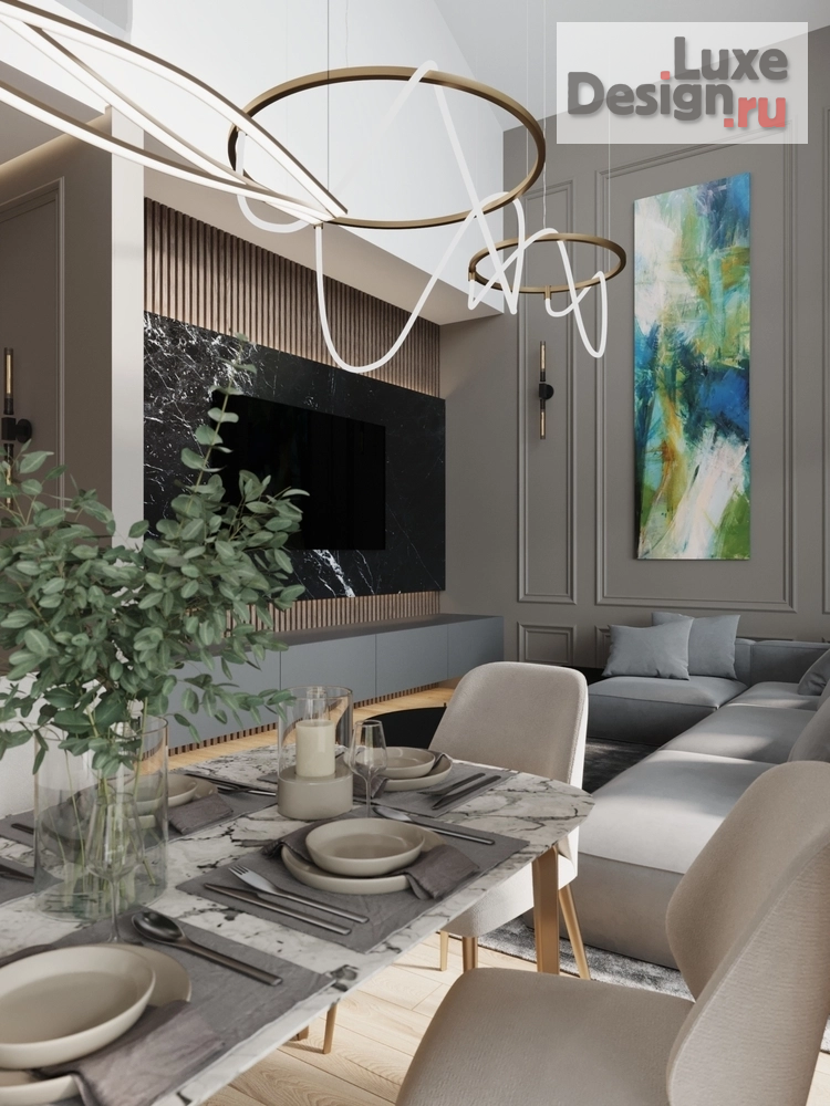 Дизайн интерьера частного дома "Частный дом // интерьер гостиной с вторым светом // Дизайн студия Льва Терехова" (фото 2) от дизайнера Терехов Лев Дизайн интерьера частного дома "Частный дом // интерьер гостиной с вторым светом // Дизайн студия Льва Терехова" (фото 2)