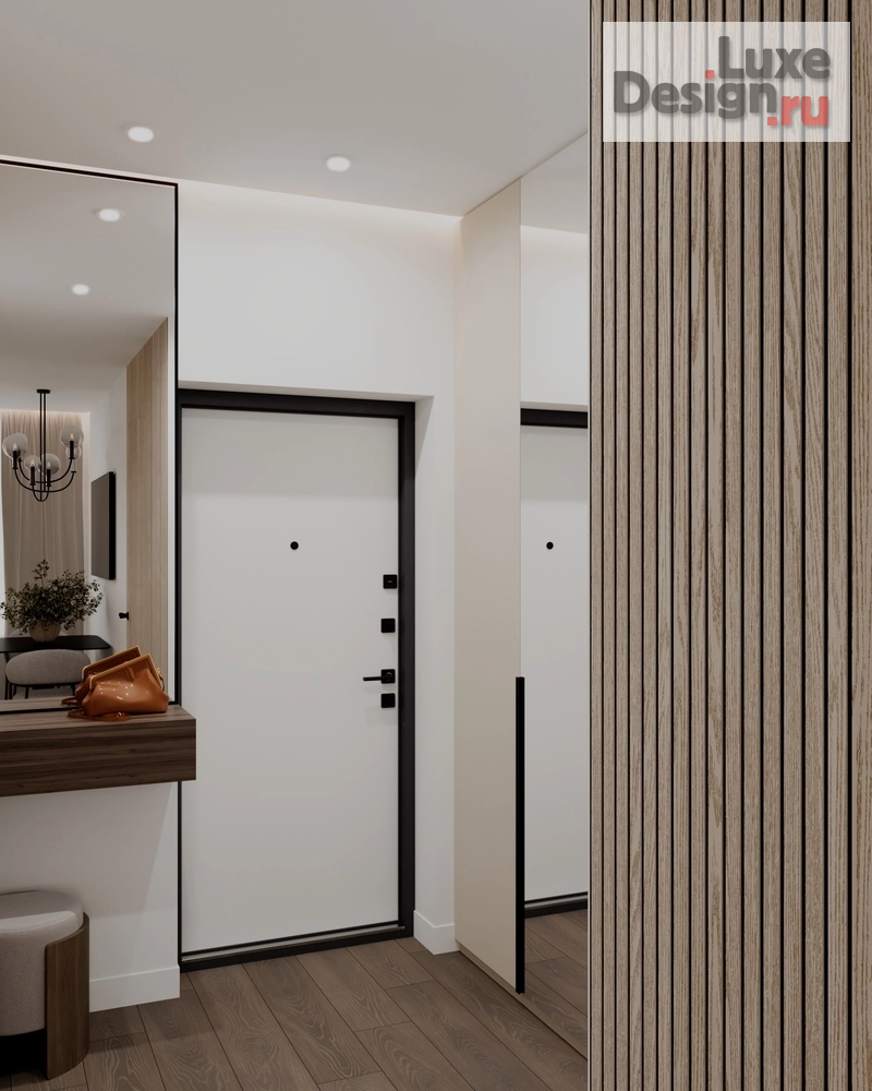 Дизайн интерьера однокомнатной квартиры "Дизайн интерьера квартиры Прихожая// Дизайн студия Льва Терехова" (фото 2)