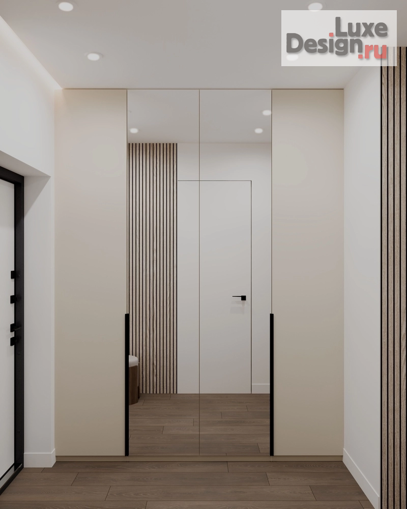 Дизайн интерьера однокомнатной квартиры "Дизайн интерьера квартиры Прихожая// Дизайн студия Льва Терехова" (фото 3)
