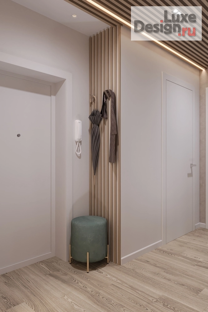Дизайн интерьера двухкомнатной квартиры "Дизайн интерьера квартиры "Дизайн интерьера квартиры "Холл // Дизайн студия Льва Терехова""" (фото 4)
