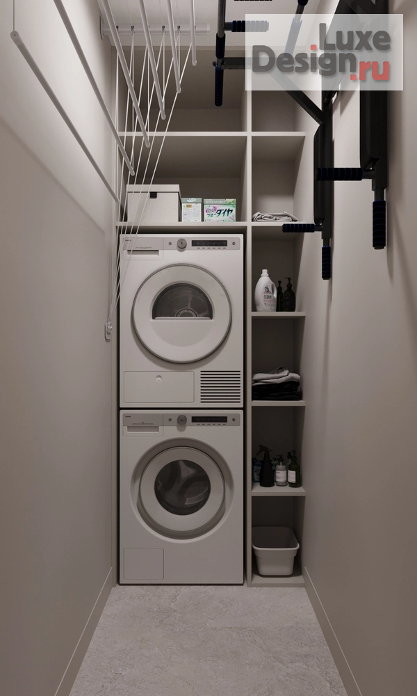 Дизайн интерьера двухкомнатной квартиры "Дизайн интерьера квартиры "Прачечная // Дизайн студия Льва Терехова"" (фото 1)