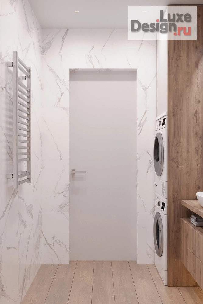 Дизайн интерьера двухкомнатной квартиры "Дизайн интерьера квартиры "Санузел // Дизайн студия Льва Терехова"" (фото 6)