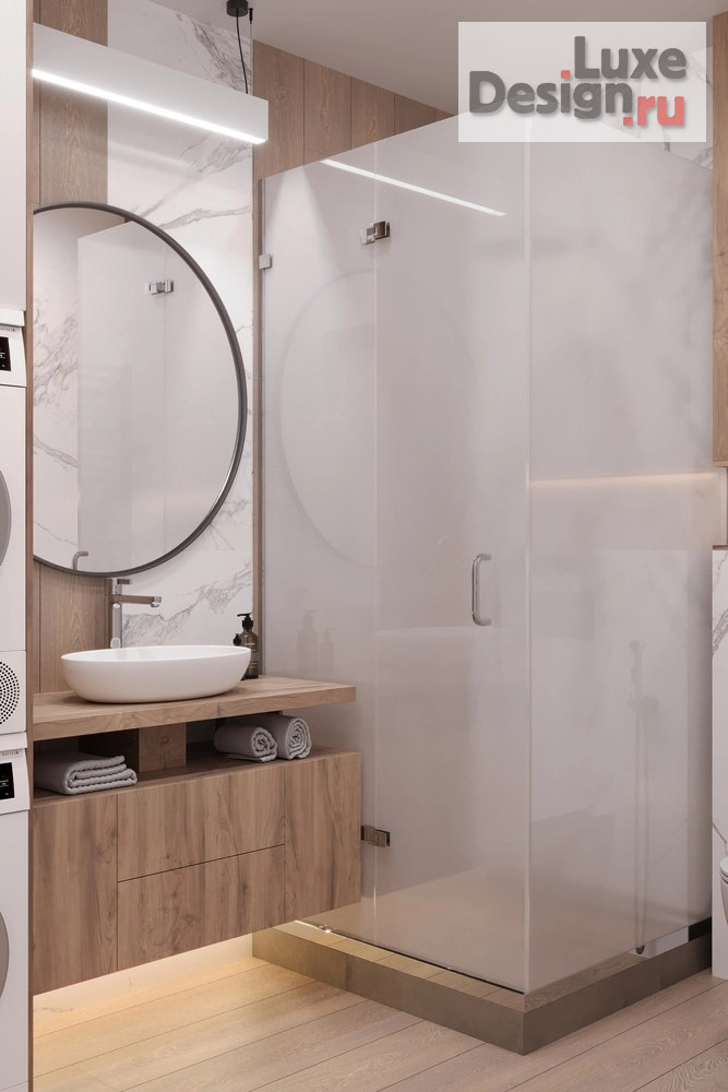 Дизайн интерьера двухкомнатной квартиры "Дизайн интерьера квартиры "Санузел // Дизайн студия Льва Терехова"" (фото 2)