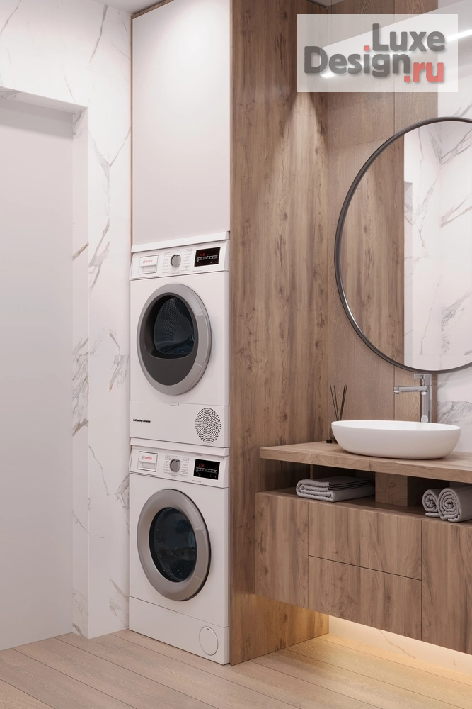 Дизайн интерьера двухкомнатной квартиры "Дизайн интерьера квартиры "Санузел // Дизайн студия Льва Терехова"" (фото 3)