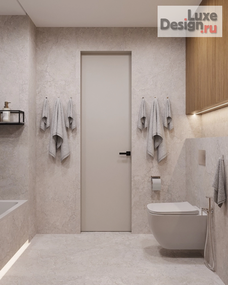 дизайн интерьера санузла "Дизайн интерьера квартиры "Санузел // Дизайн студия Льва Терехова"" (фото 4)