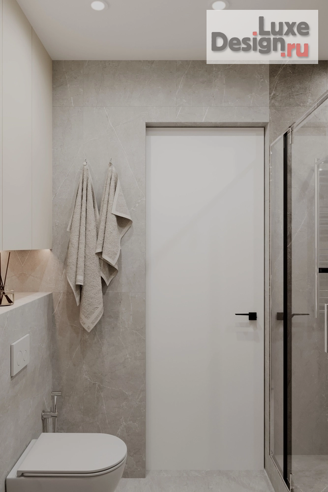 Дизайн интерьера однокомнатной квартиры "Дизайн интерьера квартиры "Санузел // Дизайн студия Льва Терехова"" (фото 5)