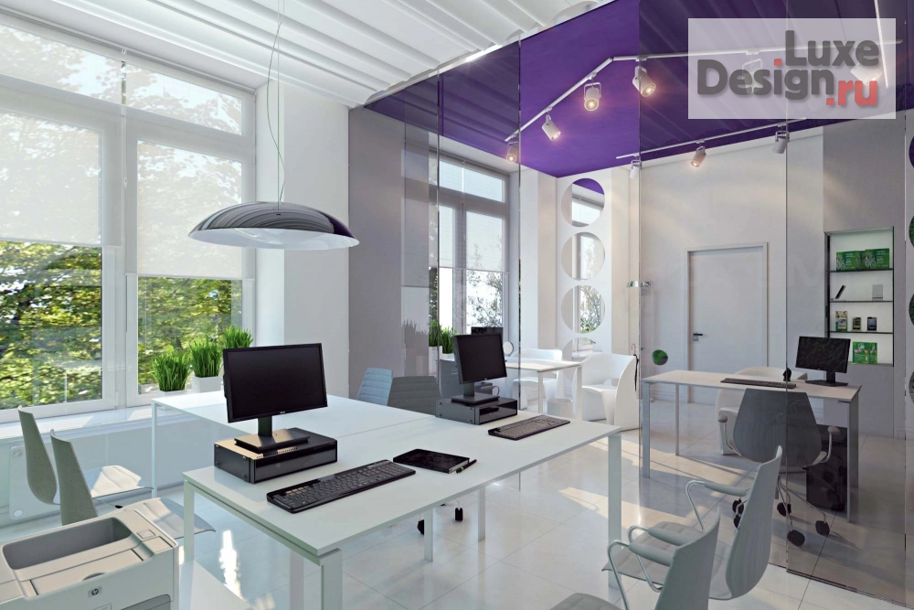 Дизайн интерьера офиса "Офис компании «Мегафон» по работе с корпоративными клиентами." (фото 3)