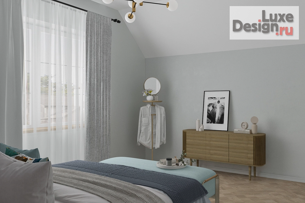 Дизайн интерьера коттеджа "Дом в п.Заостровье. Приватная зона" (фото 2)