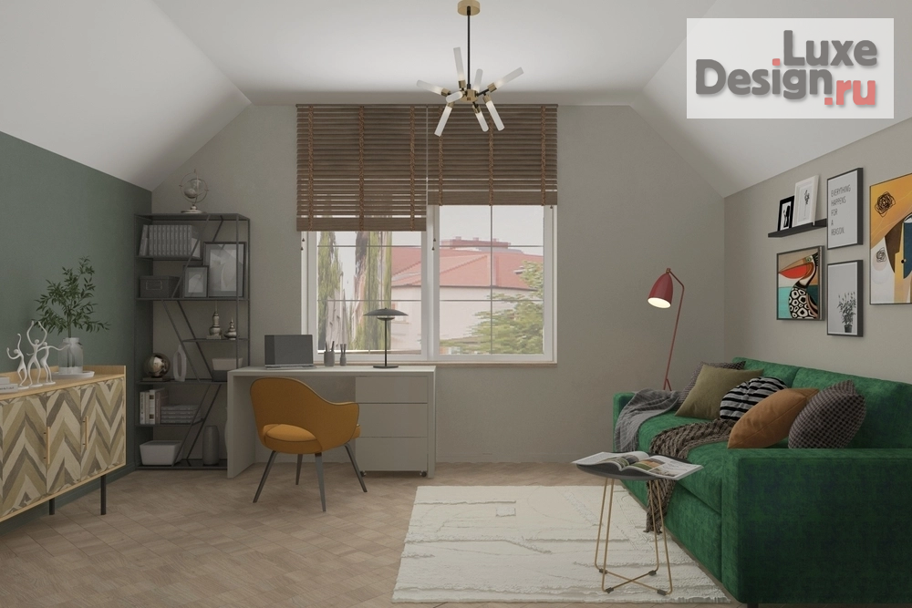 Дизайн интерьера коттеджа "Дом в п.Заостровье. Приватная зона" (фото 3)