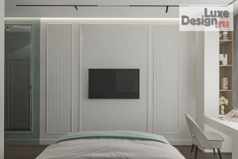 Дизайн интерьера двухкомнатной квартиры "Дизайн интерьера двухкомнатной квартиры "Проект квартиры в Зеленоградске. ЖК Атлантис"" (фото 5)