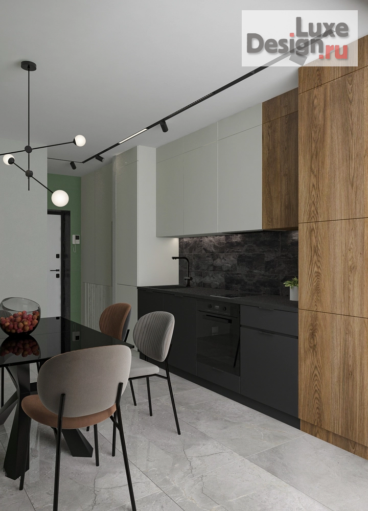 Дизайн интерьера однокомнатной квартиры "Квартира для сдачи в аренду. г. Калининград" (фото 5)