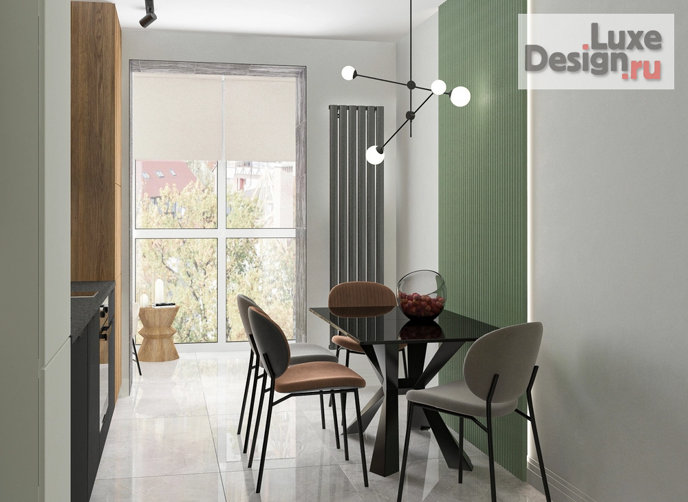 Дизайн интерьера однокомнатной квартиры "Квартира для сдачи в аренду. г. Калининград" (фото 3)