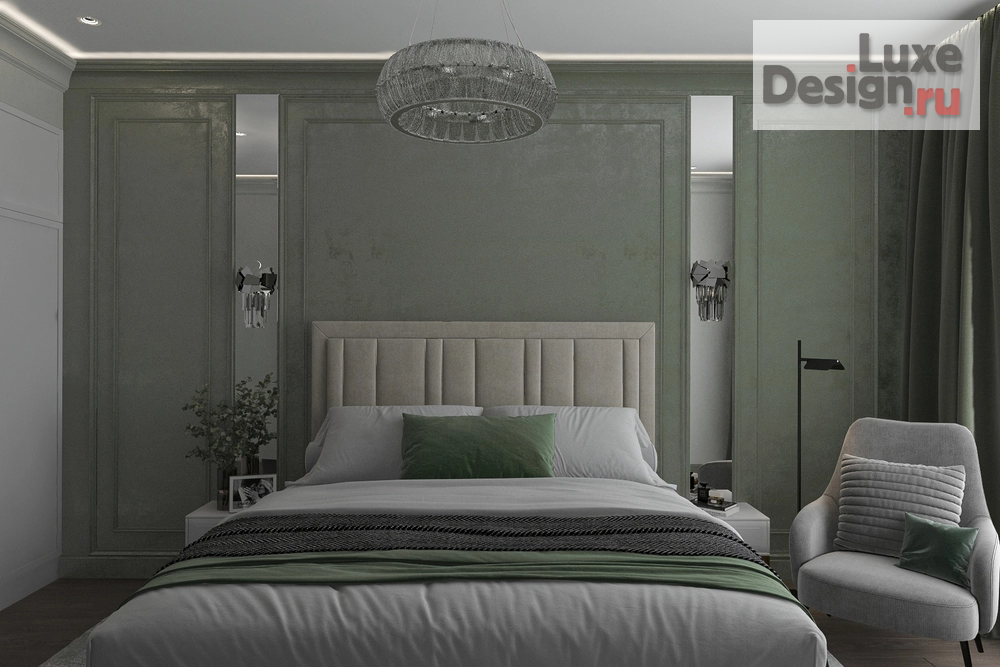 Дизайн интерьера двухкомнатной квартиры "Дизайн интерьера двухкомнатной квартиры "Проект квартиры в Зеленоградске. ЖК Атлантис"" (фото 1)