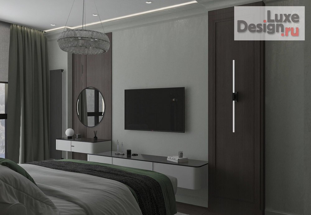 Дизайн интерьера двухкомнатной квартиры "Дизайн интерьера двухкомнатной квартиры "Проект квартиры в Зеленоградске. ЖК Атлантис"" (фото 4)