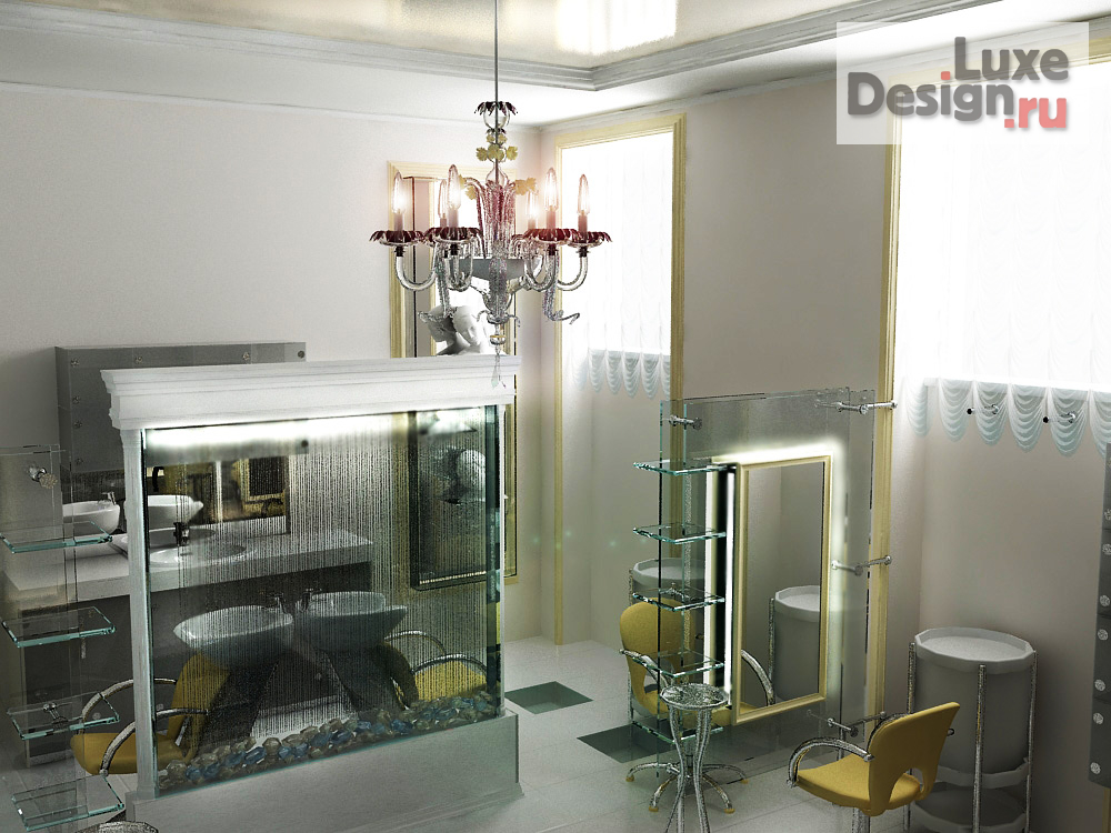 Дизайн интерьера салона красоты "Гламурный салон женской красоты "Ли-лу"" (фото 1)