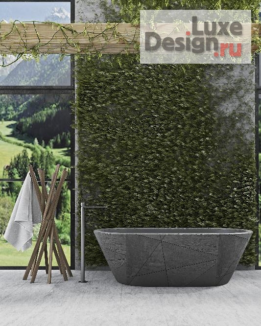 Дизайн интерьера загородного дома "Дизайн проект ванной комнаты " (фото 1)