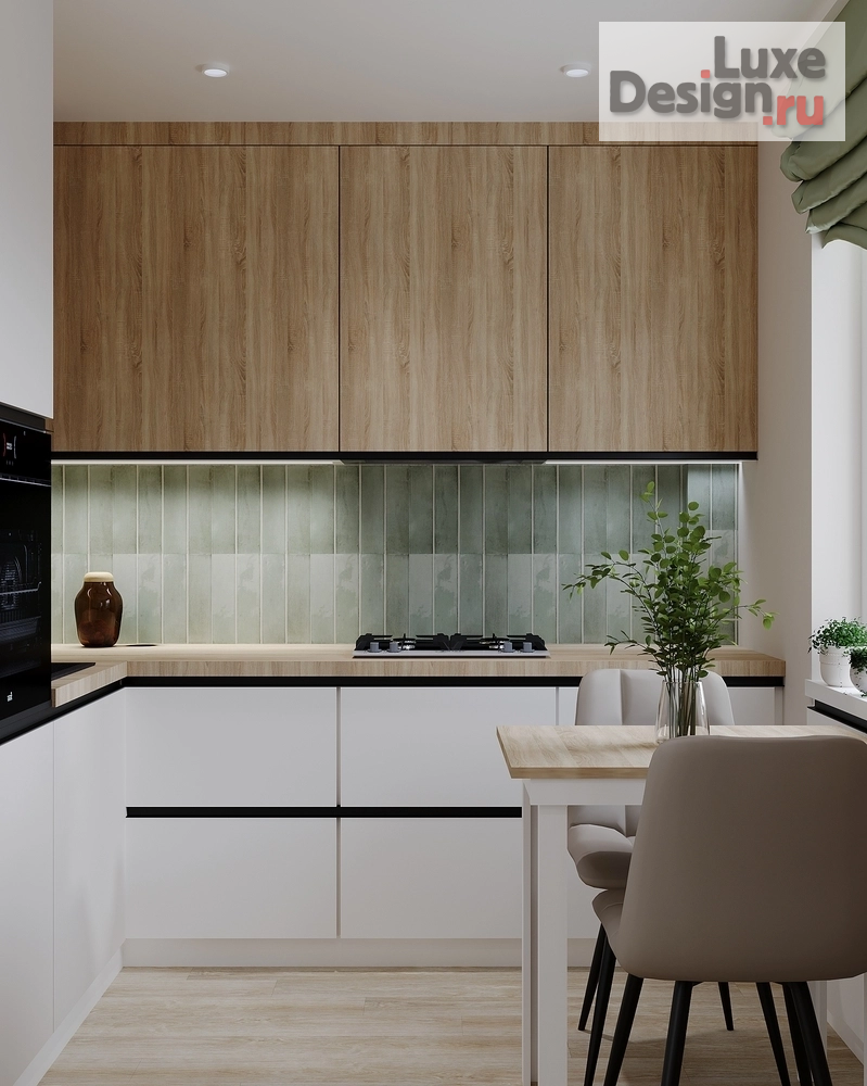 Дизайн интерьера двухкомнатной квартиры "Оазис (авторский проект студии дизайна АмарантАрт)" (фото 5)