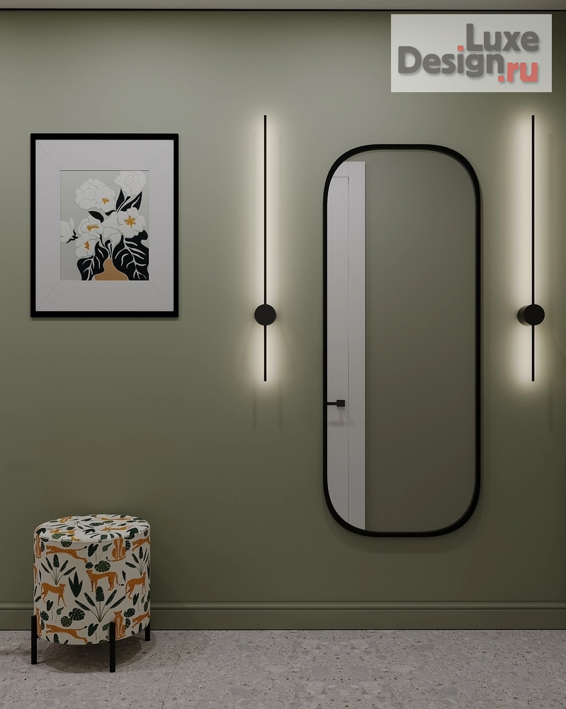 Дизайн интерьера двухкомнатной квартиры "Оазис (авторский проект студии дизайна АмарантАрт)" (фото 7)