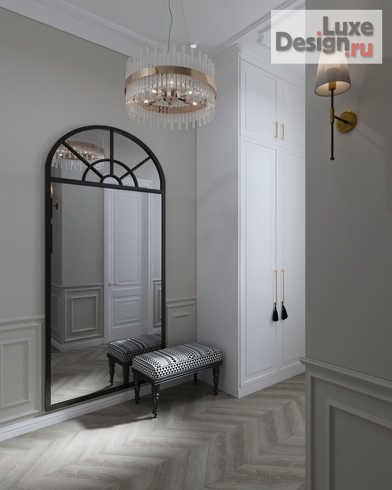 Дизайн интерьера двухкомнатной квартиры "Наследие Кёнигсберга (авторский проект студии дизайна АмарантАрт)" (фото 6)