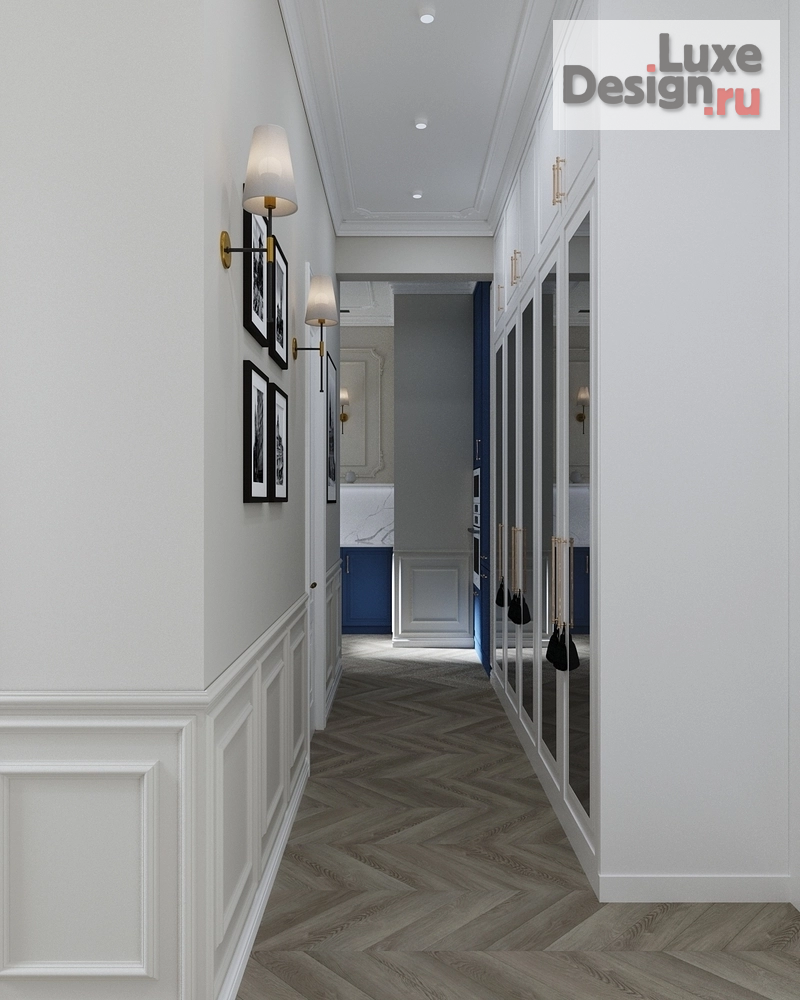 Дизайн интерьера двухкомнатной квартиры "Наследие Кёнигсберга (авторский проект студии дизайна АмарантАрт)" (фото 7)