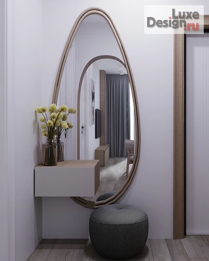 Дизайн интерьера однокомнатной квартиры "Простота без притворства (авторский проект студии дизайна АмарантАрт)" (фото 7)