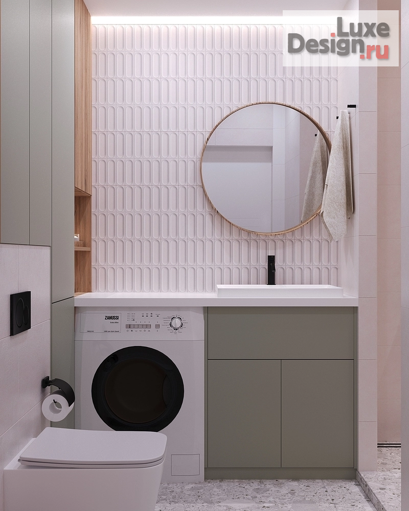 Дизайн интерьера двухкомнатной квартиры "Оазис (авторский проект студии дизайна АмарантАрт)" (фото 10)