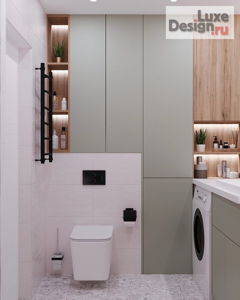 Дизайн интерьера двухкомнатной квартиры "Оазис (авторский проект студии дизайна АмарантАрт)" (фото 11)